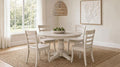 Orrison 5-piece Oval 62-inch Extension Leaf Dining Set Linen - 121261-S5