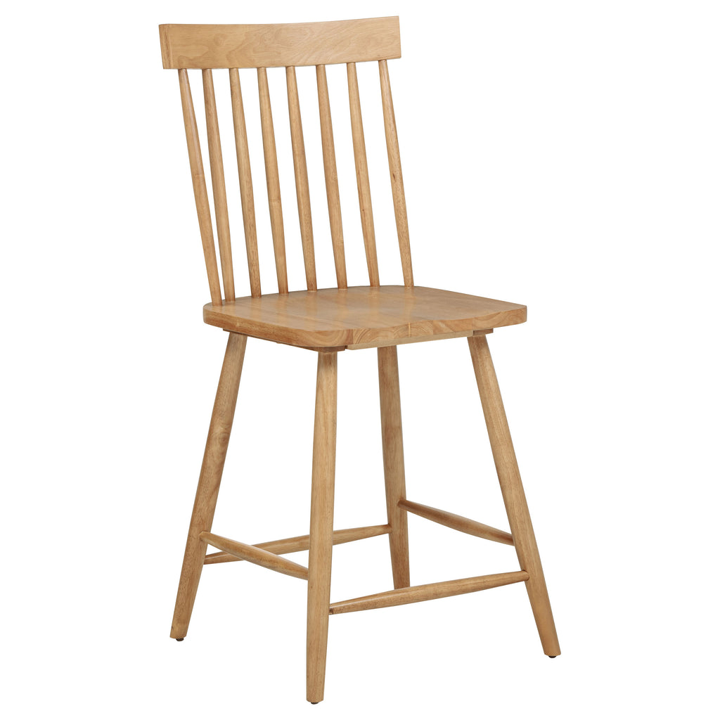 Andrews Light Ash 5-piece Round Counter Height Dining Set
