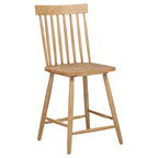 Andrews Light Ash 5-piece Round Counter Height Dining Set