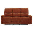 Navarro 2-piece Upholstered Reclining Sofa Set Orange