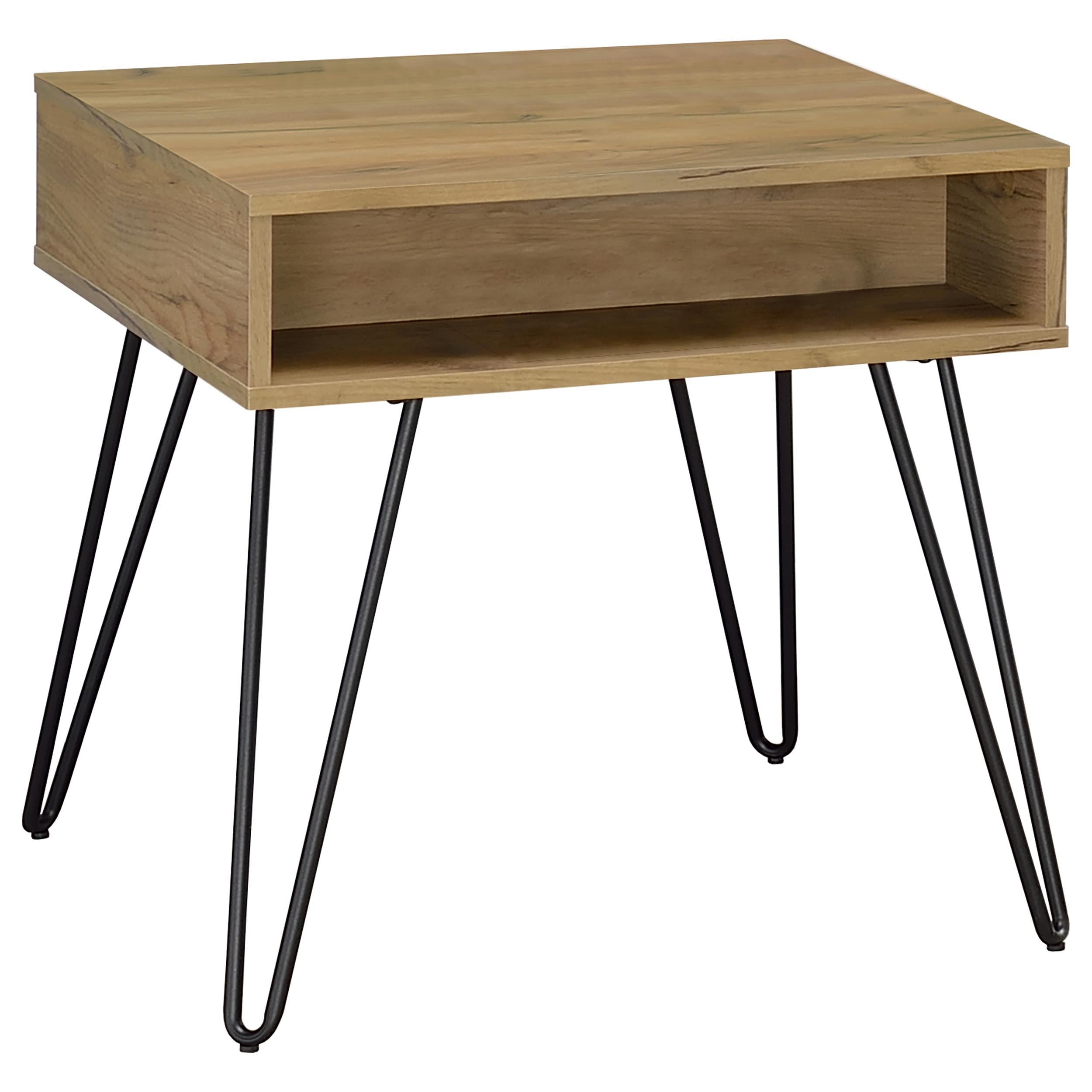 Fanning Engineered Wood Lift Top Coffee Table Golden Oak