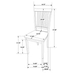 Oakdale Cappuccino 5pc Dining Set