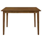 Viaan Chestnut & Tan 5pc Dining Room Set
