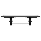 Florence 7-piece 126-inch Extension Dining Table Set Distressed Black