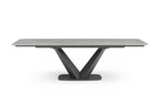 ESF Furniture - Cloud 5 Piece Dining Table Set in Light Grey - CLOUDTABLE-5SET