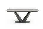 ESF Furniture - Cloud 5 Piece Dining Table Set in Light Grey - CLOUDTABLE-5SET