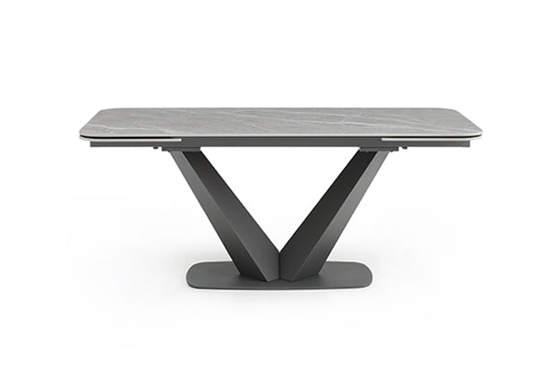 ESF Furniture - Cloud 5 Piece Dining Table Set in Light Grey - CLOUDTABLE-5SET