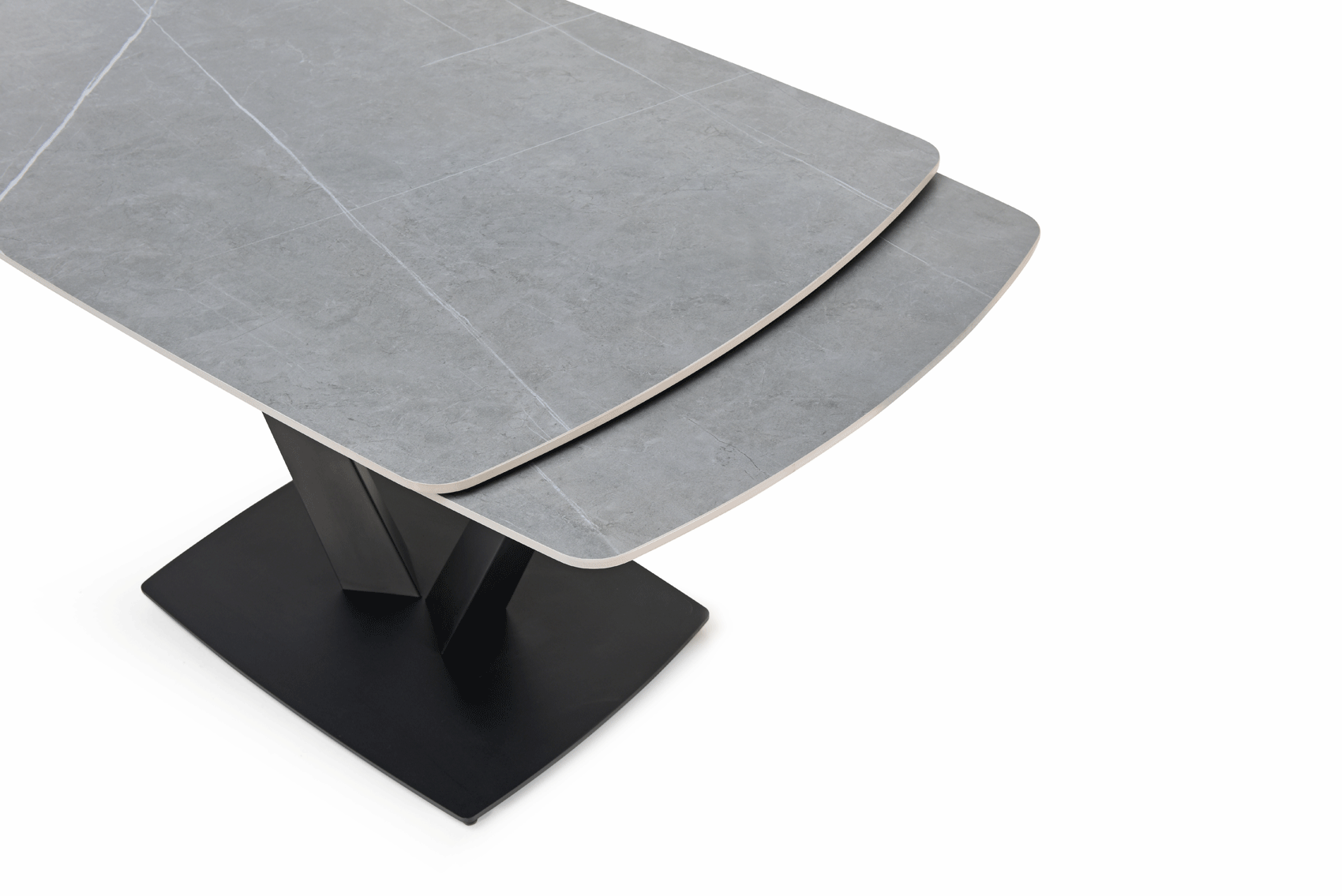 ESF Furniture - 109 - 5 Piece Dining Table Set in Grey - 109TABLEGREY-5SET
