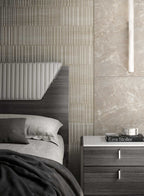 ESF Furniture - Vulcano 5 Piece King Bedroom Set in Luxury Grey Oak - VULCANOKSBED-5SET