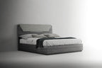 ESF Furniture - Vulcano 5 Piece King Bedroom Set in Luxury Grey Oak - VULCANOKSBED-5SET