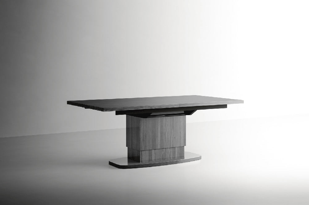 ESF Furniture - Vulcano 7 Piece Dining Room Set in Luxury Grey Oak - VULCANOTABLE-7SET