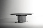 ESF Furniture - Vulcano 12 Piece Dining Room Set in Luxury Grey Oak - VULCANOTABLE-12SET