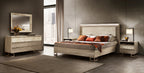 ESF Furniture - Luce Queen Size bed w/ Light - LUCEQSBED