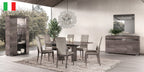 ESF Furniture - Viola 9 Piece Dining Room Set in Purple Elm - VIOLATABLE-9SET