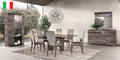 ESF Furniture - Viola 8 Piece Dining Room Set in Purple Elm - VIOLATABLE-8SET