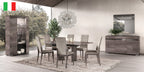 ESF Furniture - Viola 8 Piece Dining Room Set in Purple Elm - VIOLATABLE-8SET