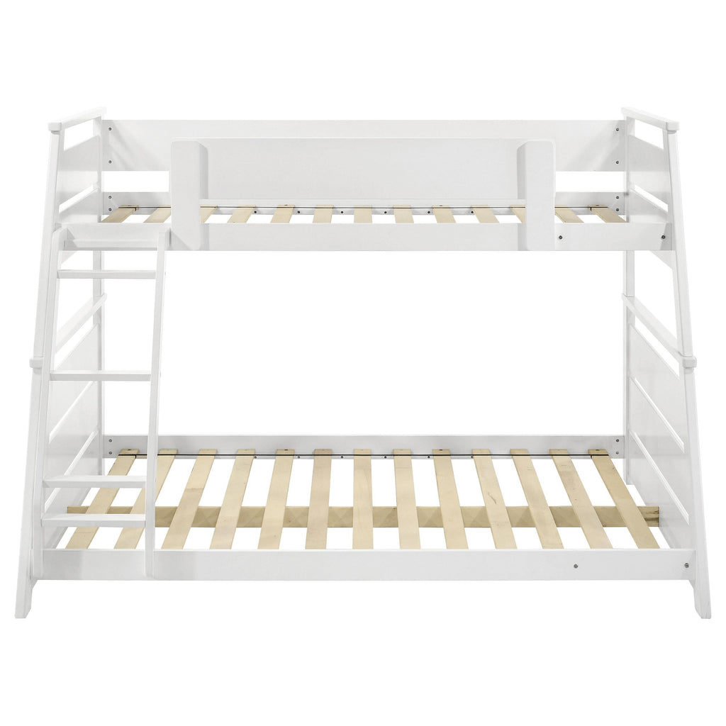 Holden Wood Veneer Twin Over Full Bunk Bed Walnut