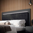 ESF Furniture - Onyx 8 Piece King Size Bedroom Set in Metallic Matte - ONYXKS-8SET