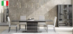 ESF Furniture - Vulcano 5 Piece Dining Room Set in Luxury Grey Oak - VULCANOTABLE-5SET