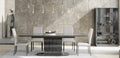 ESF Furniture - Vulcano 5 Piece Dining Room Set in Luxury Grey Oak - VULCANOTABLE-5SET