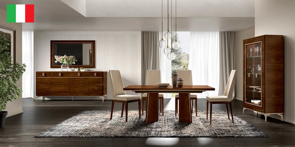ESF Furniture - Eva Dining Chair in Walnut (Set of 4) - EVACHAIR