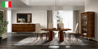 ESF Furniture - Eva 2 Door China Cabinet in Walnut - EVA2DOORCHINA