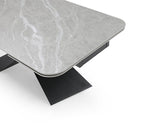 ESF Furniture - 9422 - 7 Piece Dining Table Set in Dark Grey - 9422TABLE-7SET