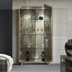 ESF Furniture - Volare 2 Door China in Grey - VOLARECHINAGREY