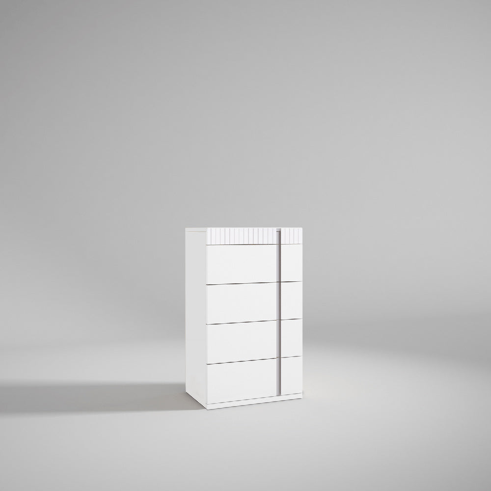 ESF Furniture - Helen Chest in White Matt - HELLENCHEST