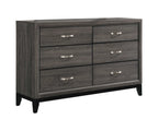 Watson Five-piece Queen Bedroom Set Grey Oak
