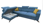 ESF Furniture - Gala Sectional w/ Bed and Storage - GALASECTIONAL