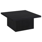 Devar Square Engineered Wood Coffee Table Mango Brown