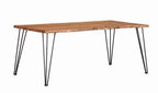 Sherman 71-inch Live Edge Dining Table Natural Acacia - 190911