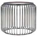Veena Round Metal Dining Table Base Chrome - 193430