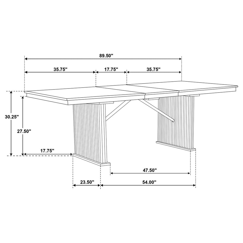 Adina Distressed Extension Dining