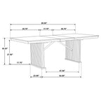 Adina Distressed Extension Dining