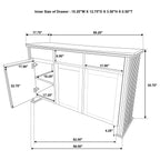 Adina Distressed Extension Dining