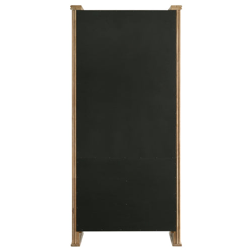Adina Distressed Light Brown 77-inch Tall Display Cabinet