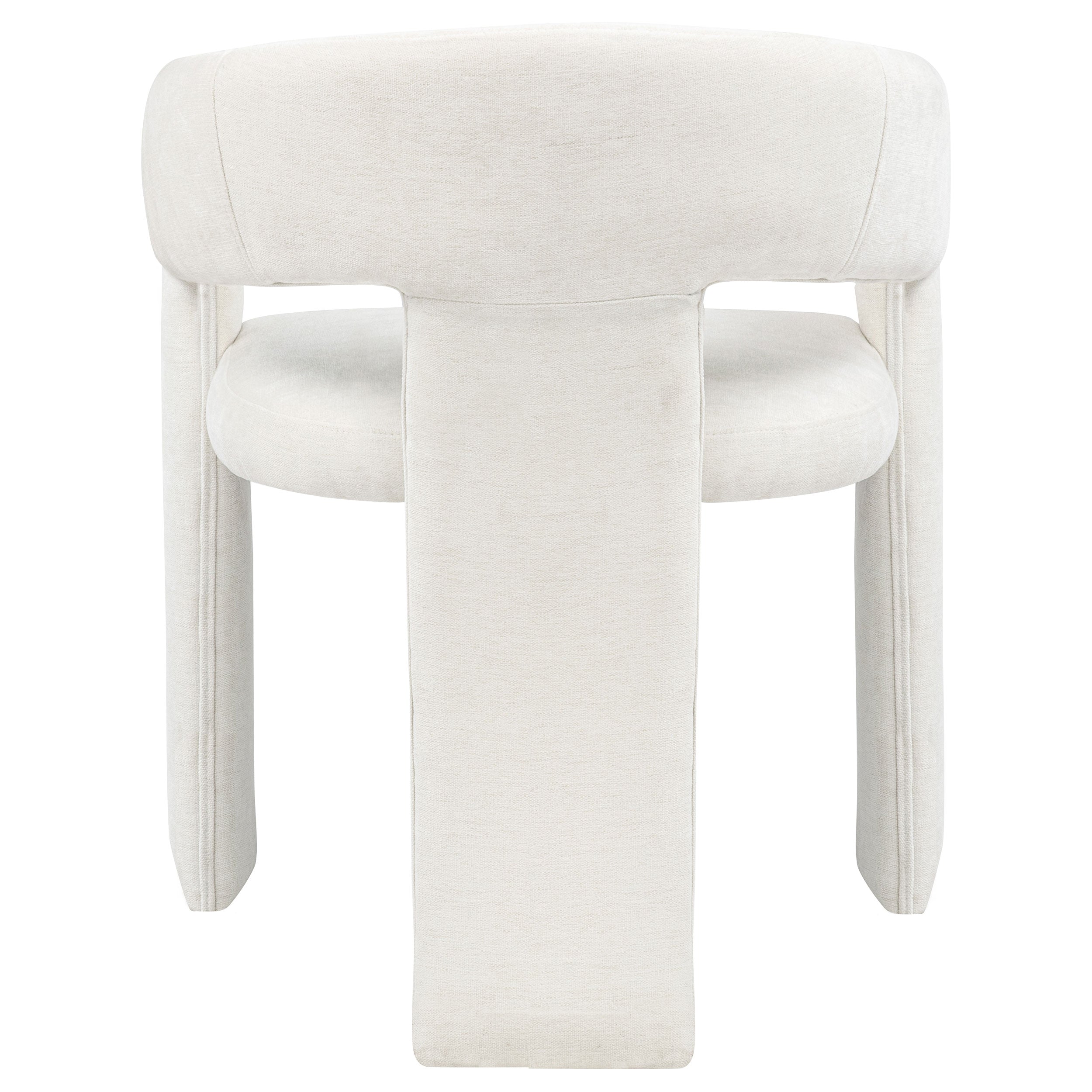 Carlow Upholstered Dining Arm Chair White (Set of 2)