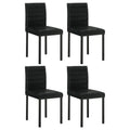 Garza Upholstered Dining Side Chair Black (Set of 4) - 193982