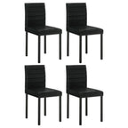 Garza Upholstered Dining Side Chair Black (Set of 4) - 193982