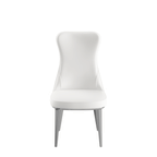 ESF Furniture - 992 Dining Table 5 Piece Dining Room Set in White - 992DININGTABLE-5SET