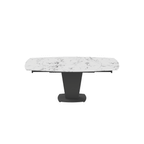 ESF Furniture - 2417 Dining Table 3 Piece Dining Room Set in White - 2417TABLEWHITE-3SET