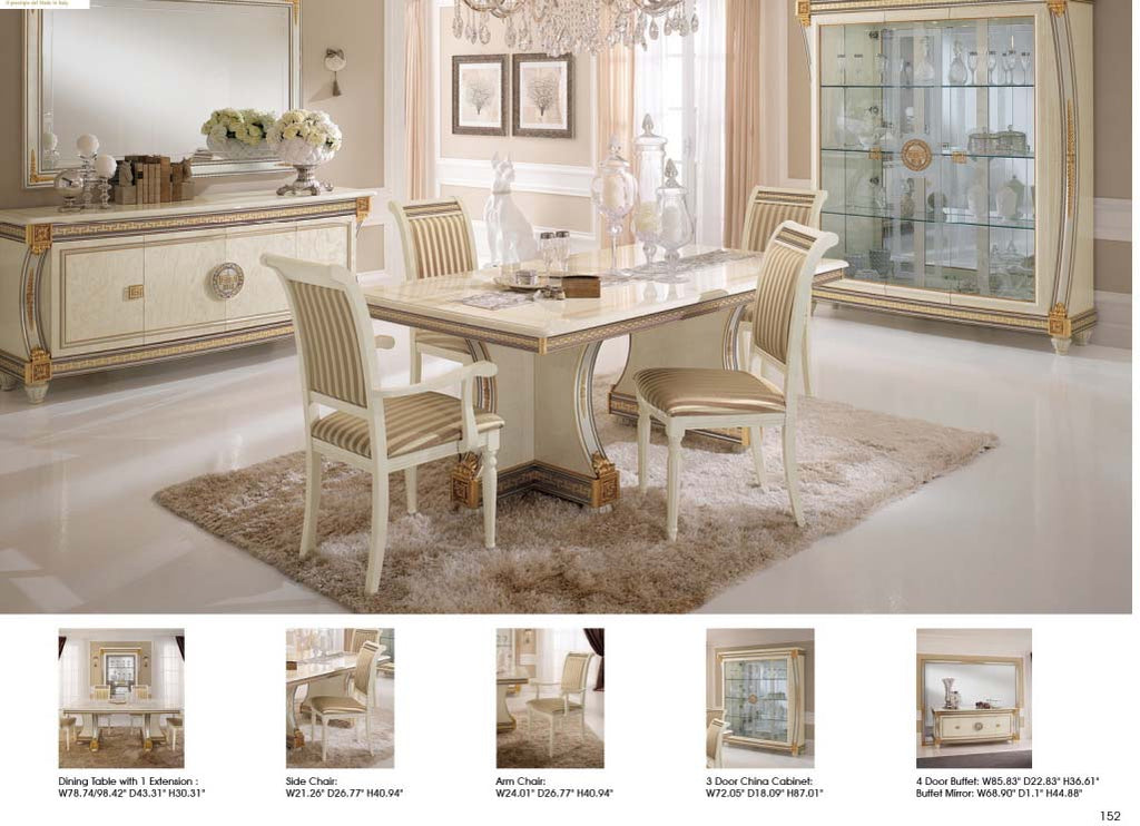 ESF Furniture - Liberty Day 8 Piece Dining Room Set w-1ext - LIBERTYTABLE-8SET