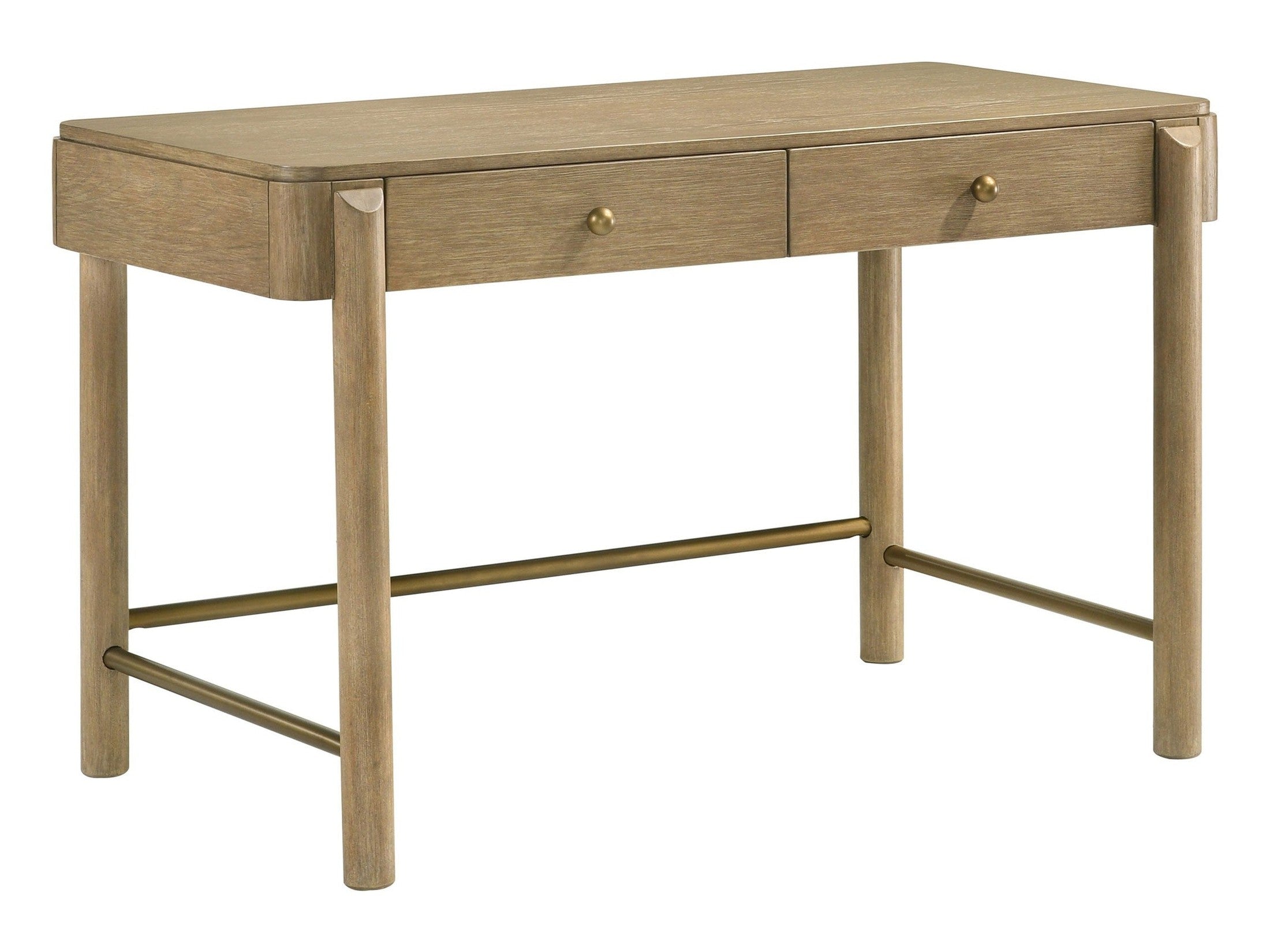 Arini 2-drawer Vanity Desk Makeup Table Sand Wash