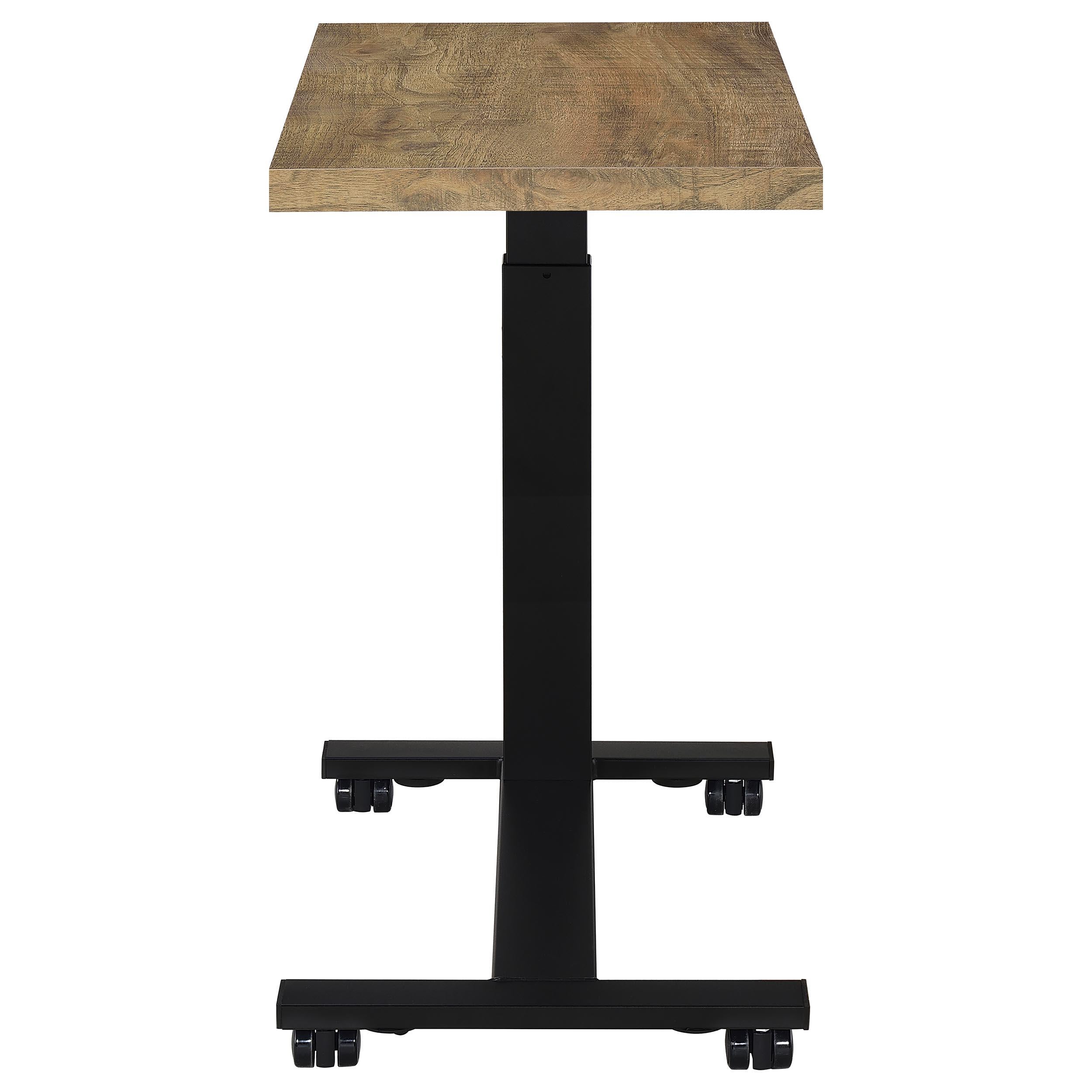 Westpark Height Adjustable Mobile Bedroom C-Table Black