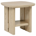 Kailani Coastal Rectangular Cocktail Coffee Table Beige Oak