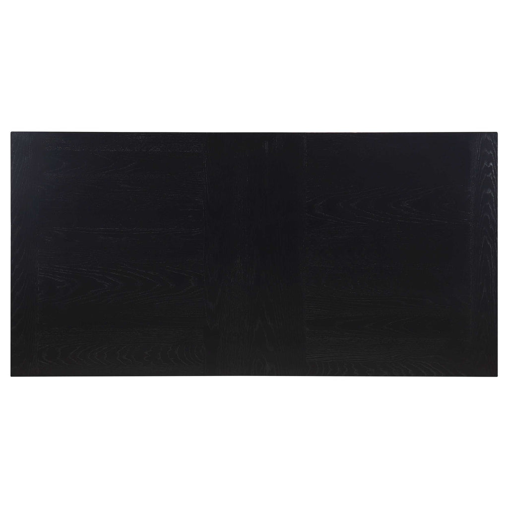 Catherine 5-piece Rectangular Dining Table Set Black