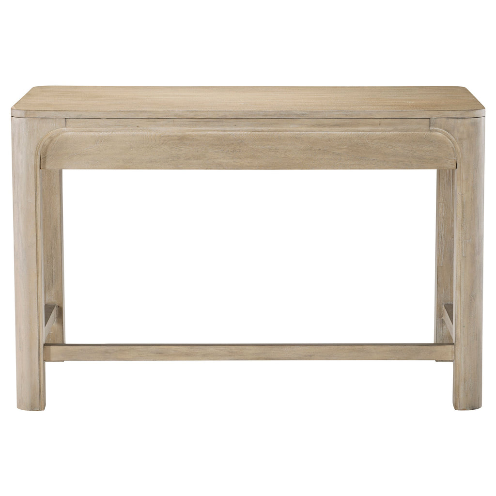 Solano 2-drawer Makeup Table Vanity Desk Weathered Mango
