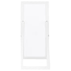 Cadence Tempered Glass Full Length Mirror White High Gloss